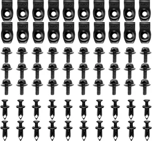 Nilight 70PCS Engine Under Cover Splash Shield Guard Body Bolts Bumper Fender Liner Push Retainer Fastener Rivet Clips for Infiniti G35 G37 FX35 FX45 EX35 Nissan 370Z 350Z 2 Years Warranty