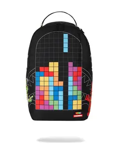 Sprayground Tetris With Diablo and Money Bear Unisex Multicolor Backpack SPR110