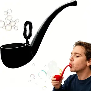 Bubble Pipe — Novelty Bubble-Blowing Toy, Realistic Stress-Relief Bubble Pipe, Retro-Style Magic Bubble Tube, Outdoor Simulation Bubble Tube Stress Toy — A Fun Party Gift for All Ages