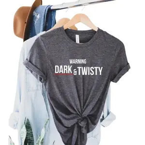 Dark & Twisty Shirt – Grey’s Anatomy Meredith Grey Quote Tee, Minimalist Funny Graphic T-Shirt