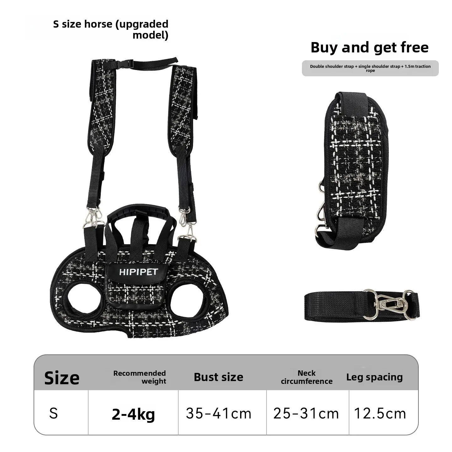 Black Chanel-style backpack