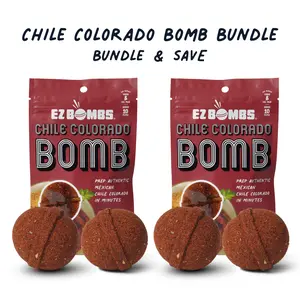 Chile Colorado Bomb bundle by EZ Bombs - Seasoning Spice Bomb Flavor for Authentic Mexican Dishes - Traditional