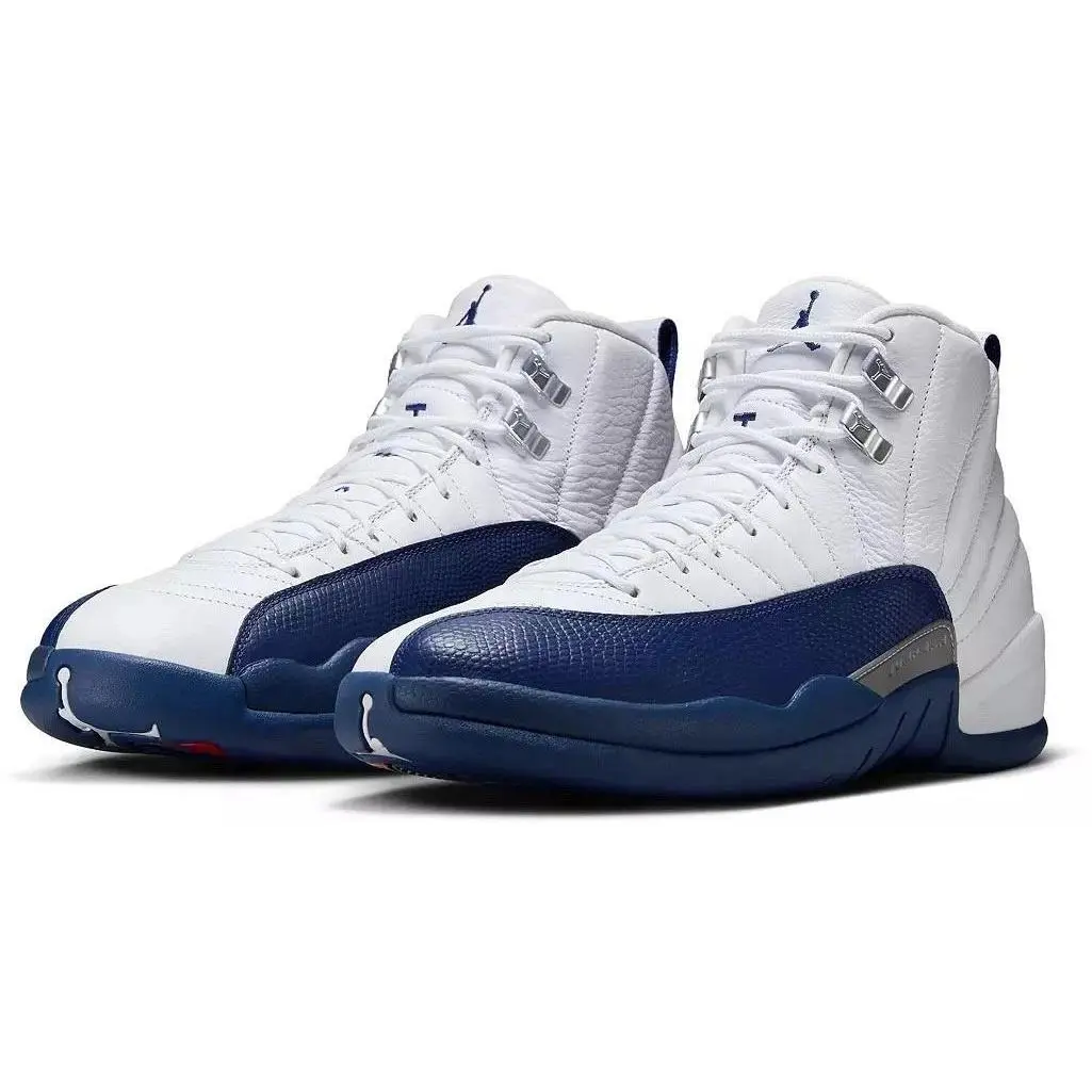 Jordan 12 Retro French Blue (2025) Men's CT8013-114 & GS 153265-114 New Vintage Basketball Shoes Stylish Basketball Shoes