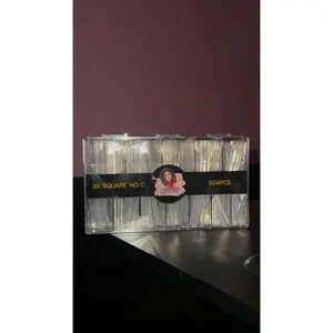 Alicias 3X Square NO C 504 PCS Acrylic Tips