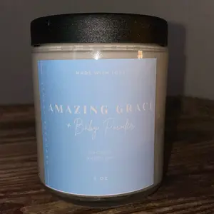Amazing Grace and Baby Powder 8oz soy candle