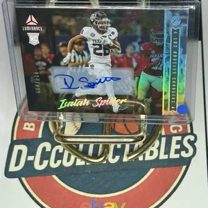 2022 Panini Luminance Rookie Auto Isaiah Spiller #180 (RC) 114/299