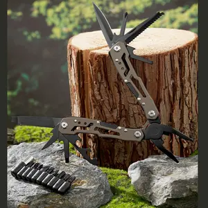 Self Locking Multitool Plier,  Handmade Multi Tool Plier with Nylon Sheath, Spring Inside Multi-tool, Birthday Christmas Father's Day for Men Women Him Her Husband Boyfriend