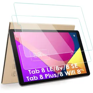 2-Pack Screen Protector Compatible with TCL Tab 8 LE 8"/Tab 8v/Tab 8 SE/Tab 8 Plus/Tab 8 Wifi, [HD Clarity] Tempered Glass Replacement for TCL Tab 8 (Model: 9137W,9132X, 9138S, 6048E, 91232X1)