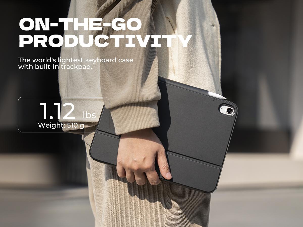 Dexnor for iPad (A16) 11th/10th Generation Case with Keyboard Ultra-Light Magnetic Detachable Folio Keyboard Cover Multi-Touch Trackpad Backlit for iPad 10th Gen 10.9" (2022)/11th Gen (2025) Dexnor for iPad (A16) 11th/10th Generation Case with Keyboard Ultra-Light Magnetic Detachable Folio Keyboard Cover Multi-Touch Trackpad Backlit for iPad 10th Gen 10.9" (2022)/11th Gen (2025)