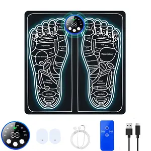 Foot Muscle Relaxation Stimulator, 1 Set Foot Massage Pad, Foot Muscle Relaxation Stimulator, Foot Muscle Relaxator Pad, Professional Foot Massage Tool for Home & Travel