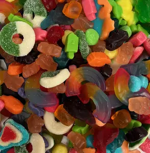 Pure Sugar Candy Sweet and Sour Gummy Snack Mix, 1 Pound Bag Pure Sugar Candy Sweet and Sour Gummy Snack Mix, 1 Pound Bag