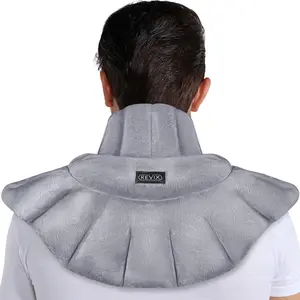 REVIX Reusable Microwavable Heated Pad Unscented，Heat Wrap with Natural Seeds Filling for Shoulder, Neck, Stomach, Back