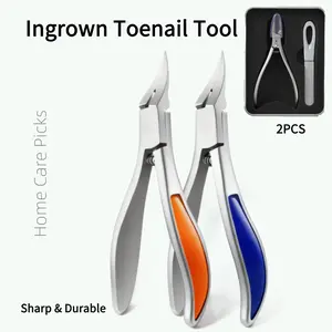 Slanted Head Beak-shaped Nail Clipper - Full Metal - For Ingrown & Toe Nails