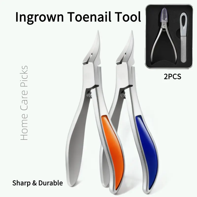 Slanted Head Beak-shaped Nail Clipper - Full Metal - For Ingrown & Toe Nails