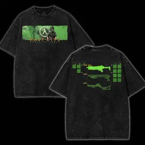 Half-Life: Opposing Force Valve Tee - Retro Y2K FPS Shooter Video Game T-Shirt, Apparel Classic RPG graphic shirt Top Casual Cotton Tee Casual 3YB