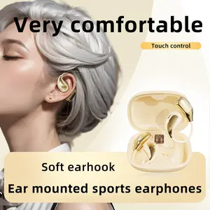 INSONIXN  Wireless Bluetooth 5.4 Earbuds with Touch Control, IPX5 Waterproof, 48H Playtime, Stereo Sound, Soft Earhook, USB-C Charging, Ideal for Sports Running & Driving High Quality Headphones Rubber