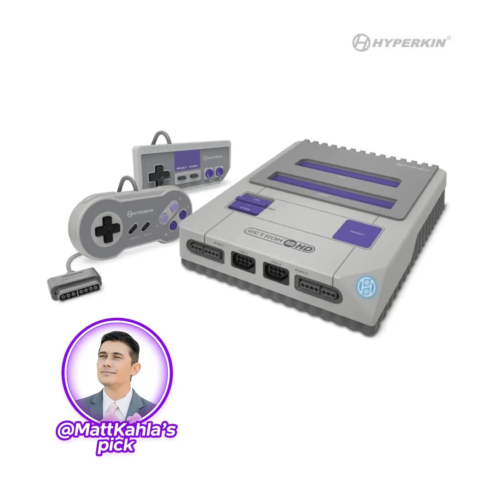 Hyperkin RetroN 2 HD Gaming Console for NES/Super NES/Super Famicom - Gray Hyperkin RetroN 2 HD Gaming Console for NES/Super NES/Super Famicom - Gray