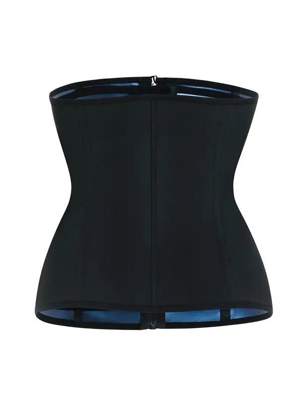 Women's Plain Zipper Waist Trainer, Basic Tummy Control Hook Closure Fajas Colombianas Shaper, Summer Outfits 2026, Women's Tummy Control Clothing 8