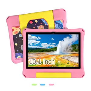 10.1-inch learning tablet, Android eight core processor, installed learning software with parental control, Christmas and Halloween gifts, gifts for boys and girls, no adapter, blue/pink/green, Student Tablets