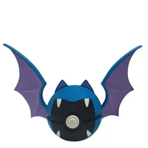 Golbat Poke Ball - Inspired 3D Printed Poke Ball Collectible