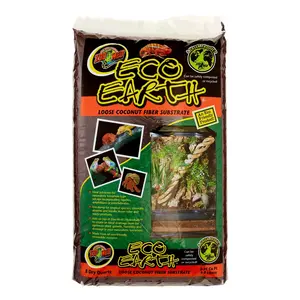 Eco Earth Loose Coconut Fiber Reptile Substrate Zoo Med 8 Quarts