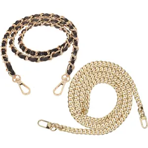 Purse Chain Strap Crossbody Bag Chains Strap Handbag Chain Replacement Leather Chain Straps .2"