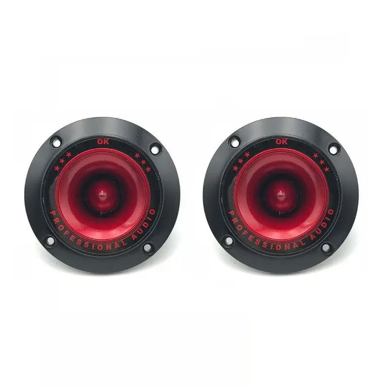 2/4 Pieces 3" Piezoelectric Tweeter Speaker, Ceramic Treble Piezo Loudspeaker, Hi-Fi Audio Unit for Car Stereo Home Theater Sound System