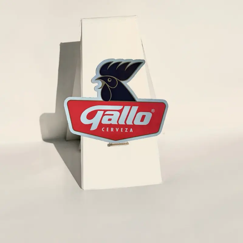 Gallo Cerveza Holographic Sticker for DIY Scrapbooking & Stamping, Toys & Hobbies Craft Decor