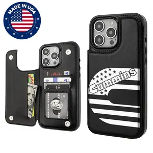 CUMMINS Aesthetic Design Letter Pattern Casing For iphone 16 15 14 13 12 Plus Pro Max TPU PC pu Leather Card Holder Luxury Mobile Fashion Cute Vintage Flaunt Drop Protection Phone Cover Iphone Safe Protective Case 2025 Shockproof Protector