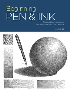 USED-Portfolio: Beginning Pen & Ink: Tips and Techniques for Learning to Draw in Pen and Ink by Lee, Desarae (Paperback)
