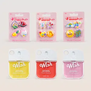 Wish DIY CREATIVE SET - 3-Pack Variety Set with 3D Charms: Pineapple Dream + Fruit Punch + Cotton Candy
