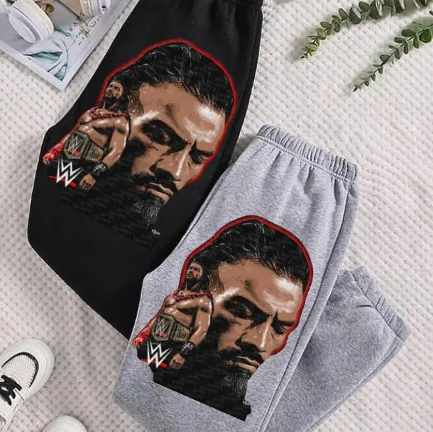 Roman Reigns Special Design Sweatpants – Heavy Blend Graphic Joggers – Autumn & Winter Pants – WWE Fan Gift for Men & Women