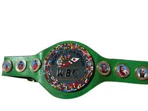 WBC World Championship Replica Belt for Adults - Metal Material, Authentic Look, Perfect for Boxing Enthusiasts & Events