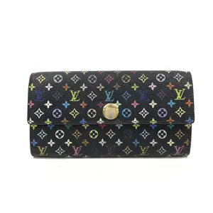 Pre-owned Louis Vuitton Canvas Small Leather Goods Vintage 2009 Sarah Wallet JV0075 NO2