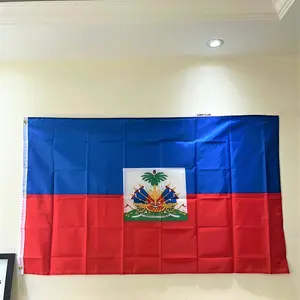 Haiti National Flag - 100% Blue & Red Bicolor Lightweight Print Flag, Various Sizes, Free Shipping, Designed for Sporting Events (Sports & Outdoor Track & Field Equipment)