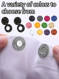 4pairs,Canvas Bag Wallet Edge Magnetic Alloy Buckle, 20 * 7mm, 4 Colors, Seamless Magnetic Buckle,Diy Craft Accessories,Purse accessories, Bag decoration,For Single-Shoulder Bags & Clothes,Hardware Golden Bag Accessories