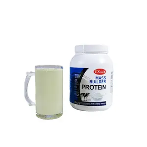 Exione Vanilla Mass Builder Protein Powder for Muscle Growth - High-Quality Ingredients for Faster Results - 2lb Tub