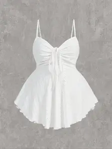 New Fashion Versatile Solid Color Woven Women's Plus Size Strapless Vest, Stylish All-Season Wear, Comfortable and Elegant Design