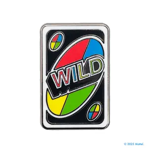 Uno Wild Card Enamel Pin