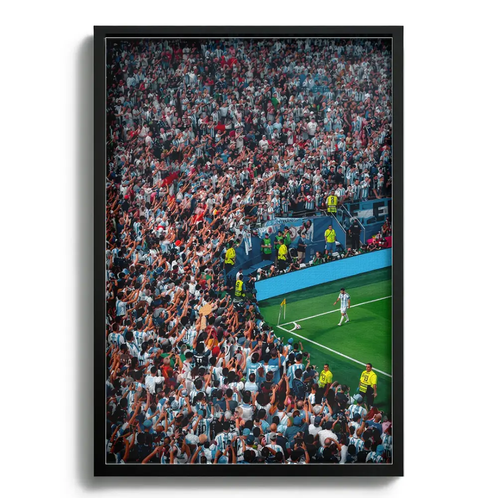 Viva Argen Unframed Poster, Football Lover Poster Gift, Wall Decore, Home & Living Wall Decor, Gift Idea