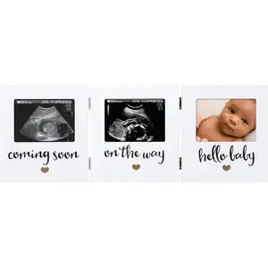Triple Sonogram Keepsake Frame
