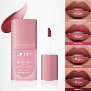 Lan Yiguo Juice Bubble Lip Gloss, Moisturizing, Lightweight, Assemblable, Multicolor, Perfect for Daily Use, Enhances Natural Beauty