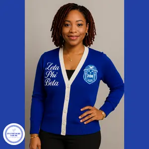 “Zeta Phi Beta” Cardigan