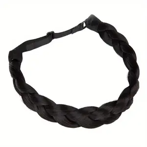 Adjustable Handmade Braided Headband - Natural Fiber High Temperature Headwear for Women