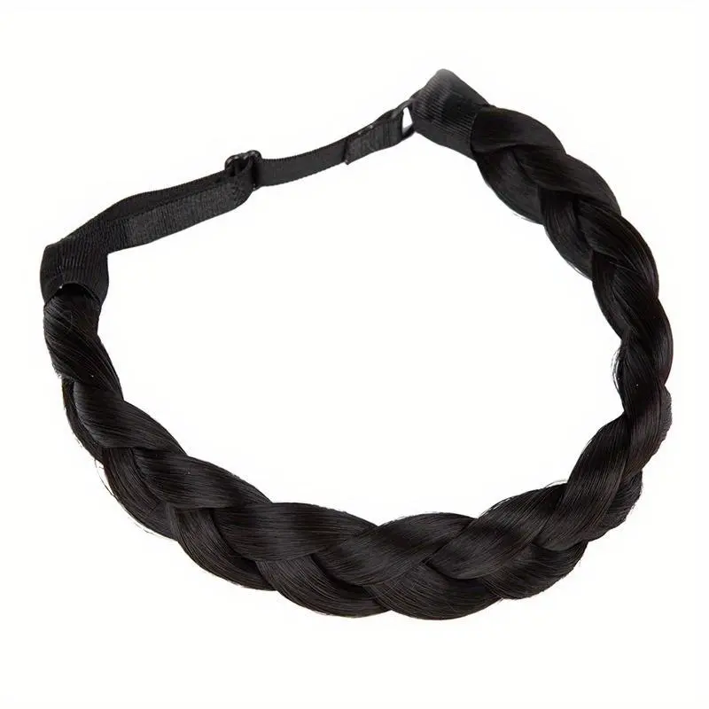 Adjustable Handmade Braided Headband - Natural Fiber High Temperature Headwear for Women
