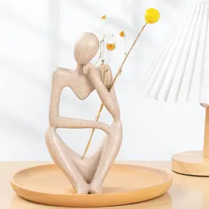 Boho Essence Abstract Thinker Sculpture