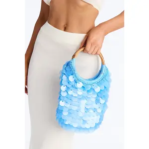 Seaside Shimmer Payette Satchel Bag - Blue