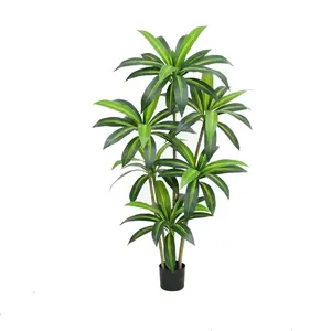 🌿 Zero watering, 100% tropical vibes! This lifelike artificial Brazilian wood tree with pot brings lush green to your home, office, or party—no maintenance, no mess. Link in bio!