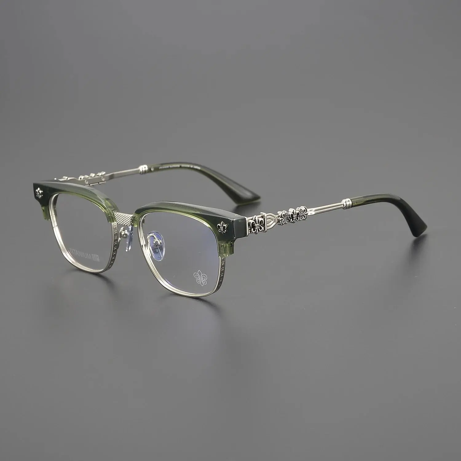 Luxury Acetate Square Glasses Frame - Classic Lightweight Optical Eyewear for Prescription or Computer Use