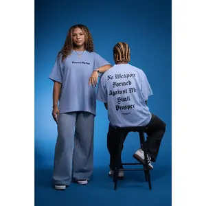 ICE BLUE POWERED BY GOD TEE
